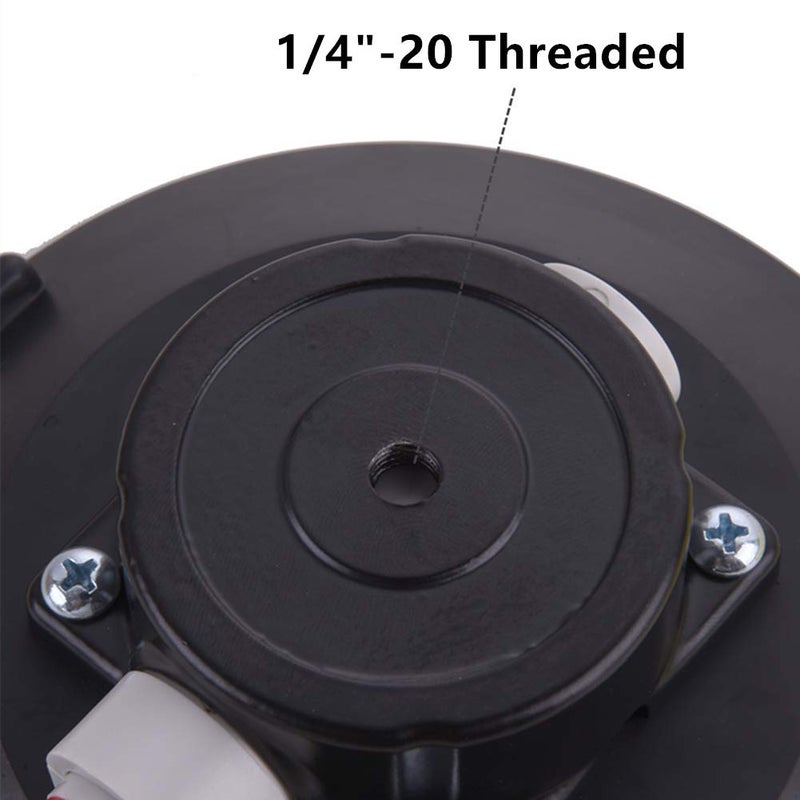 IMT 6" Vacuum Suction Cup Mounting Base with 1/4"-20 Female Thread, Air Pump Car Camera Suction Holder, Glass Sucker/Car Sucker for Camera - Image 5